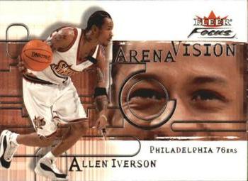 2000-01 Fleer Focus - Arena Vision #9 AV Allen Iverson Front