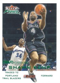2000-01 Fleer Focus - Draft Position #22 Shawn Kemp Front