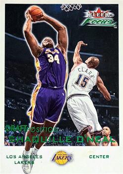 2000-01 Fleer Focus - Draft Position #33 Shaquille O'Neal Front