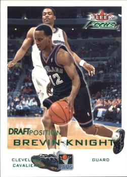 2000-01 Fleer Focus - Draft Position #58 Brevin Knight Front