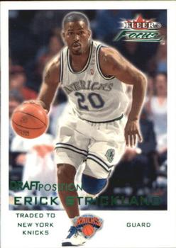 2000-01 Fleer Focus - Draft Position #116 Erick Strickland Front