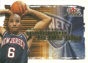 2000-01 Fleer Focus - Welcome to the NBA #1 WN Kenyon Martin Front