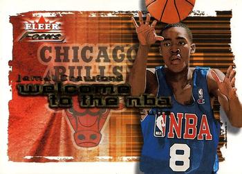 2000-01 Fleer Focus - Welcome to the NBA #8 WN Jamal Crawford Front