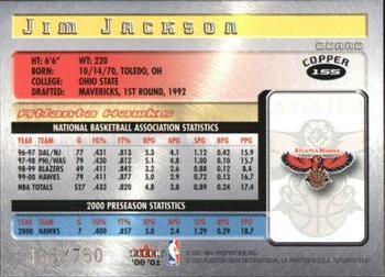 2000-01 Fleer Futures - Copper #155 Jim Jackson Back