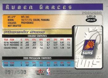 2000-01 Fleer Futures - Gold #210 Ruben Garces Back