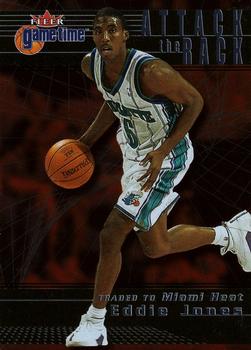 2000-01 Fleer Game Time - Attack the Rack #15 AR Eddie Jones Front