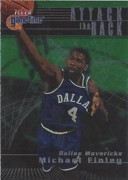 2000-01 Fleer Game Time - Attack the Rack #19 AR Michael Finley Front