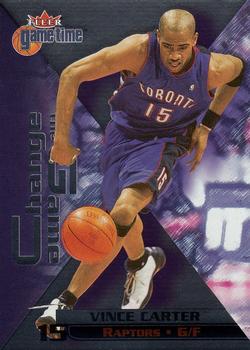 2000-01 Fleer Game Time - Change the Game #1 CG Vince Carter Front