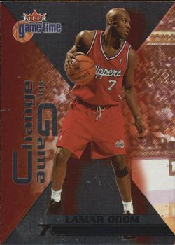 2000-01 Fleer Game Time - Change the Game #2 CG Lamar Odom Front