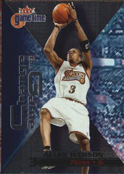 2000-01 Fleer Game Time - Change the Game #4 CG Allen Iverson Front