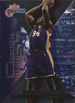2000-01 Fleer Game Time - Change the Game #8 CG Shaquille O'Neal Front