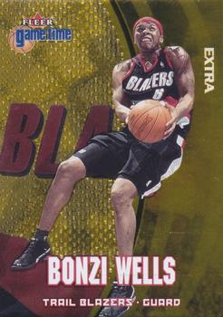 2000-01 Fleer Premium Bonzi Wells Portland Trail Blazers #155