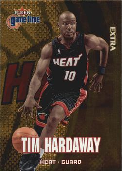 2000-01 Fleer Game Time - Extra #17 Tim Hardaway Front