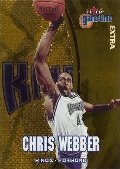 2000-01 Fleer Game Time - Extra #24 Chris Webber Front
