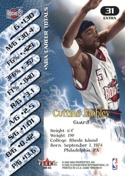 2000-01 Fleer Game Time - Extra #31 Cuttino Mobley Back