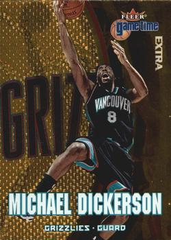 2000-01 Fleer Game Time - Extra #33 Michael Dickerson Front