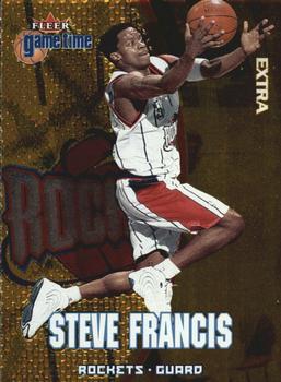 2000-01 Fleer Game Time - Extra #50 Steve Francis Front