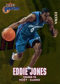 2000-01 Fleer Game Time - Extra #54 Eddie Jones Front