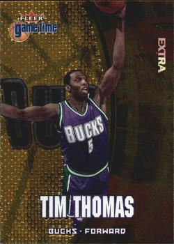2000-01 Fleer Game Time - Extra #62 Tim Thomas Front