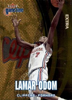2000-01 Fleer Game Time - Extra #66 Lamar Odom Front