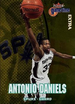 2000-01 Fleer Game Time - Extra #80 Antonio Daniels Front