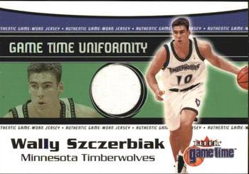 2000-01 Fleer Game Time - Uniformity #NNO Wally Szczerbiak Front