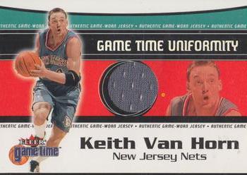 2000-01 Fleer Game Time - Uniformity #NNO Keith Van Horn Front