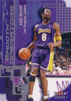 2000-01 Fleer Genuine - Smooth Operators #4 SO Kobe Bryant Front