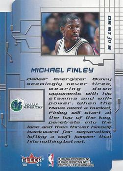 2000-01 Fleer Genuine - Smooth Operators #8 SO Michael Finley Back