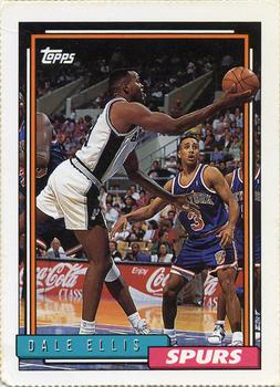 1992-93 Topps - Hoop Magazine Perforated Inserts #NNO Dale Ellis Front
