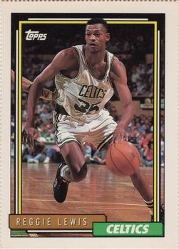 1992-93 Topps - Hoop Magazine Perforated Inserts #NNO Reggie Lewis Front