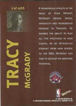 1997-98 SkyBox Premium - Star Search #7 SS Tracy McGrady Back