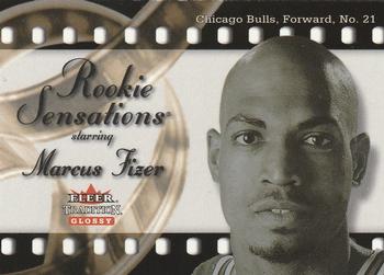 2000-01 Fleer Tradition Glossy - Rookie Sensations #10 RS Marcus Fizer Front