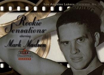 2000-01 Fleer Tradition Glossy - Rookie Sensations #12 RS Mark Madsen Front