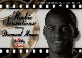 2000-01 Fleer Tradition Glossy - Rookie Sensations #14 RS Desmond Mason Front