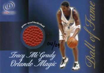 2000-01 Fleer Legacy - Ball of Fame #8 BF Tracy McGrady Front