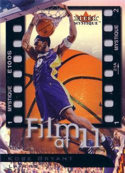 2000-01 Fleer Mystique - Film at Eleven #2 FE Kobe Bryant Front