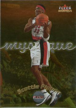 2000-01 Fleer Mystique - Gold #99 Scottie Pippen Front