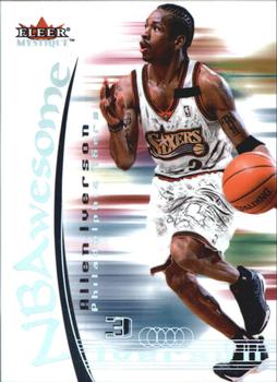 2000-01 Fleer Mystique - NBAwesome #8 NA Allen Iverson Front