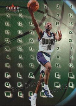 2000-01 Fleer Mystique - Player of the Week #1 PW Sam Cassell Front