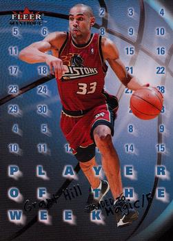 2000-01 Fleer Mystique - Player of the Week #9 PW Grant Hill Front