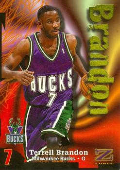 1997-98 SkyBox Z-Force #151 Terrell Brandon Front