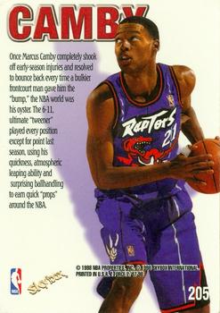 1997-98 SkyBox Z-Force #205 Marcus Camby Back