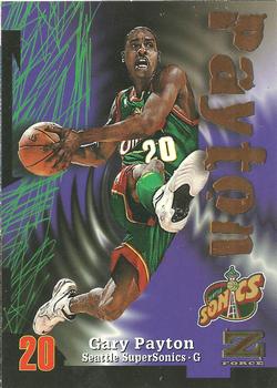 1997-98 SkyBox Z-Force #20 Gary Payton Front