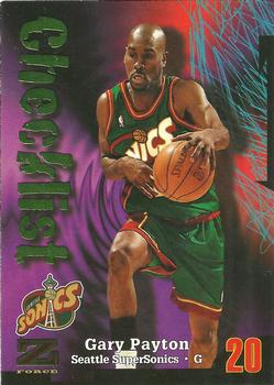 1997-98 SkyBox Z-Force #210 Gary Payton Front