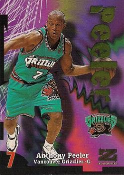 1997-98 SkyBox Z-Force #27 Anthony Peeler Front