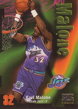 1997-98 SkyBox Z-Force #32 Karl Malone Front