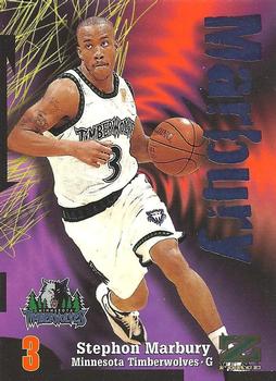 1997-98 SkyBox Z-Force #3 Stephon Marbury Front