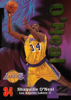 1997-98 SkyBox Z-Force #34 Shaquille O'Neal Front