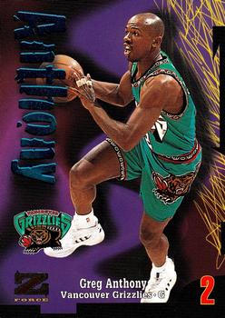 1997-98 SkyBox Z-Force #67 Greg Anthony Front